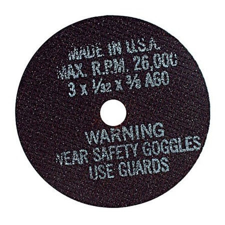 CUT OFF WHEELS 3X132X38  CARD OF 5